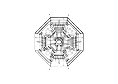 Black Sacred Geometry Rune