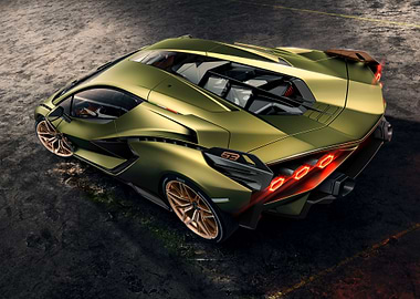 Lamborghini Sian Back