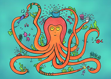 Underwater Coffee Time