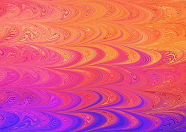 Vaporwave abstraction wave