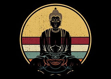 Retro Buddha Buddhism