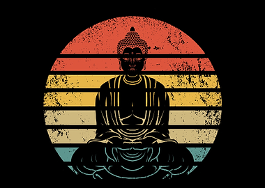 Retro Buddha Buddhism
