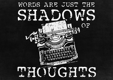 Retro Typewriter quote