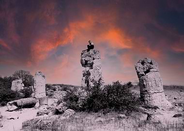 landscape and sunset