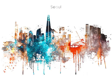 Seoul Skyline City
