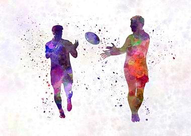 Rugby men players