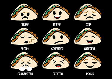 Taco Tacos Funny Face
