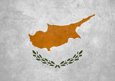 Flag of Cyprus on Wall