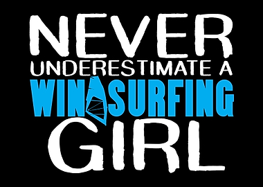 Windsurfing Girl Surfer