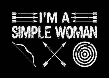 Woman Archer Bow Archery