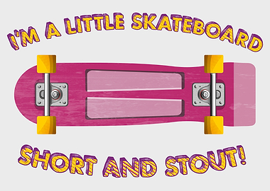 Pink Skateboard