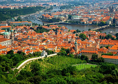 Panorama of the Prague