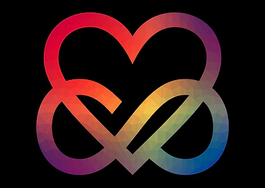 Colorful Heart Infinity