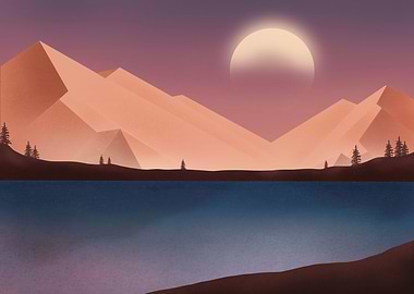 Minimalist Mountains