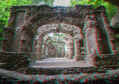 Ruinentheater Anaglyph