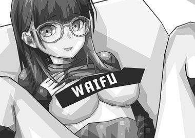 Waifu Material grayscale