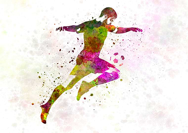 man soccer football player