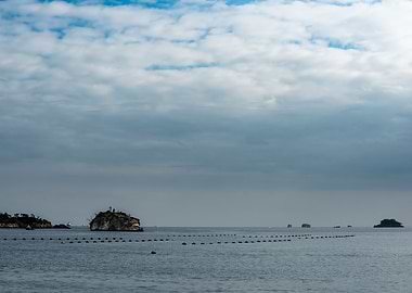 A small island in the sea