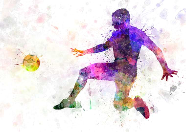 man soccer football player