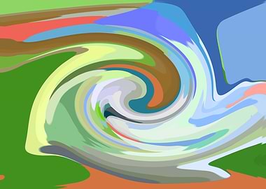 Abstract Alien Twirl 2