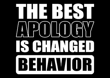 Change behavior Forgiving