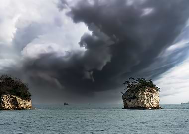 Storm in Matsushima