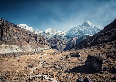 On the way to Annapurna