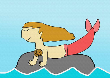 Mermaid on a Rock