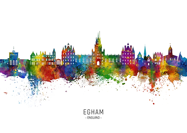 Egham Skyline England