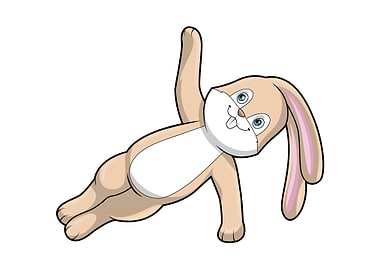 Bunny Yoga Stretching