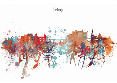 Toledo Spain Skyline