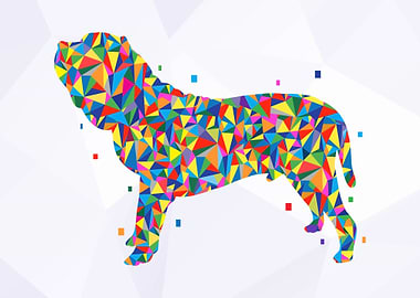 Neapolitan mastiff dog