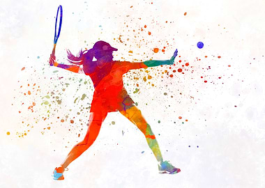 Woman tennis player