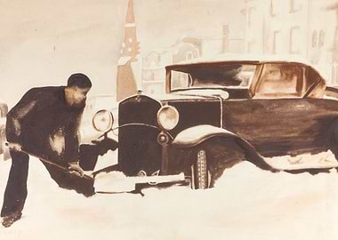 Digging Out Car