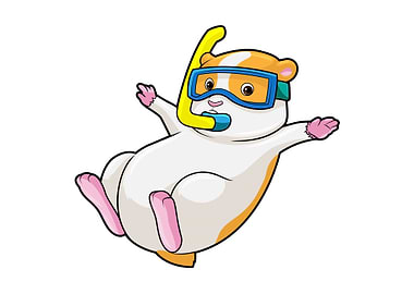 Hamster Swimming
