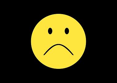 Smile sad face usual simpl