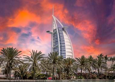 Dubai Burj Emirates Travel