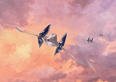 Arwings in the Clouds