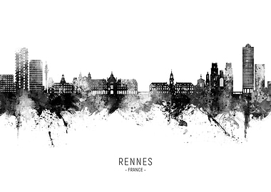 Rennes Skyline France