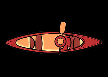 Kayak Man Traveler or Tour