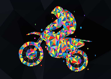 Motocross Pop Art