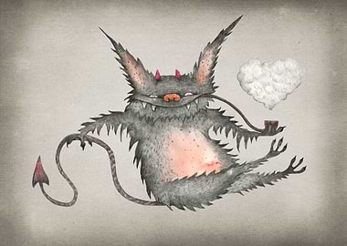 Little Devil Smoking