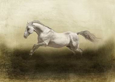 Running horse