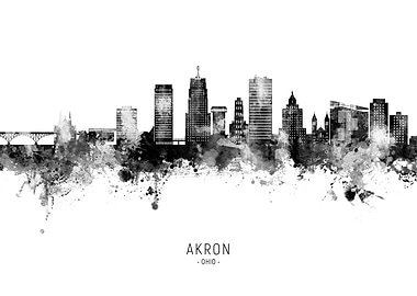 Akron Skyline Ohio