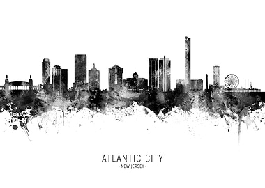 Atlantic City Skyline