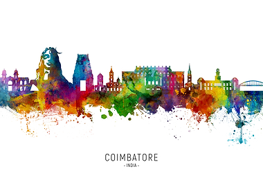 Coimbatore Skyline India