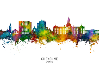 Cheyenne Skyline Wyoming