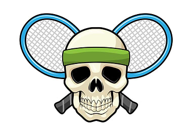 Skull Tennis Tennis racket