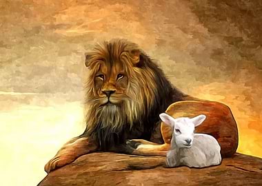 Lion And Lamb