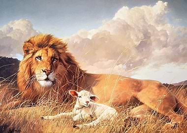 Lion And Lamb